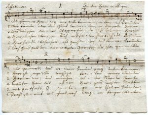 Johann Michael Haydn Notenschrift